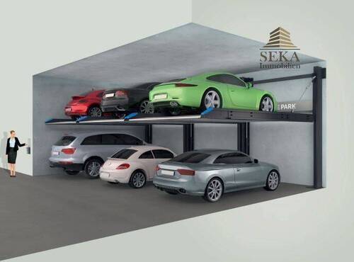 Doppelparker visualiert mit KI - Garage, Stellplatz zum Kaufen in Hengersberg