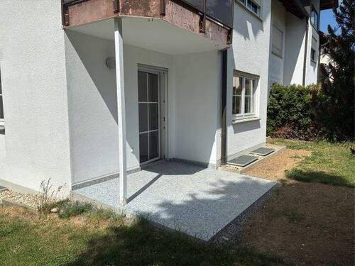 Terrasse - Terrassenwohnung mit 86,00 m&sup2; in Neufahrn in Niederbayern zur Miete