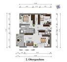 Grundriss 3 Zimmerwohnung - 