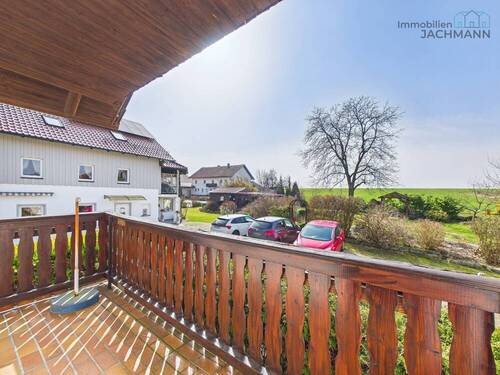 Blick vom Balkon aus Küche im Obergeschoss - 