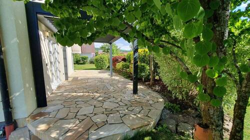 teilüberdachte Terrasse - 