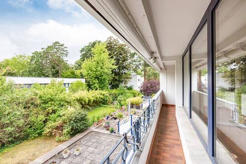 Ausblick vom Balkon - Etagenwohnung mit 91,00 m² in Berlin zum Kaufen