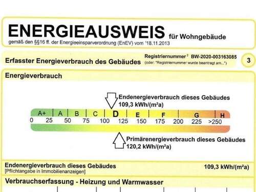 Energieausweis - 