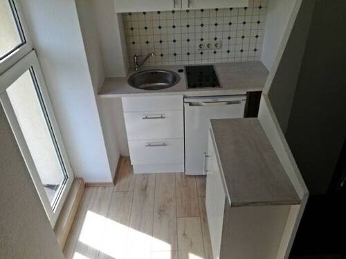 kleine offene Einbauküche - 