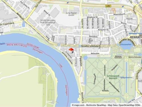 Lageplan - 5 Zimmer Reihenendhaus zum Kaufen in Düsseldorf