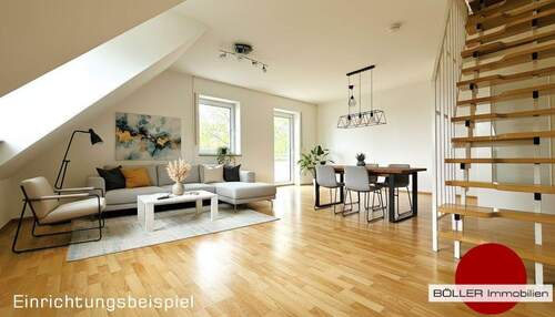 Wohlfühlen pur! - The Art of Cozy! Tolle 3,5 Zi. Wohnung über 2 Etagen mit Balkon im beliebten Erlangen-Büchenbach!