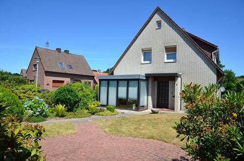 Blick v.d. Terrasse - 4 Zimmer Doppelhaushälfte in Ebstorf