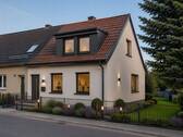 Objektsimulation Fassade - Doppelhaushälfte mit 74,40 m&sup2; in Groß Teetzleben zum Kaufen