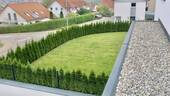 Blick von oben auf den Südgarten - 