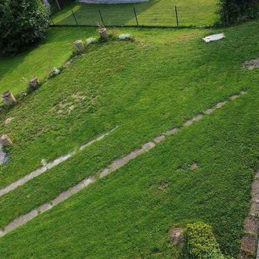 Blick nach West - Grundstück in Haldenwang OT Konzenberg
