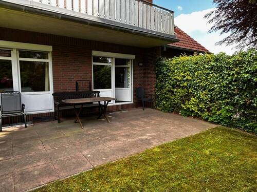 Terrasse - Ferienwohnung im schönen Küstenort Carolinensiel