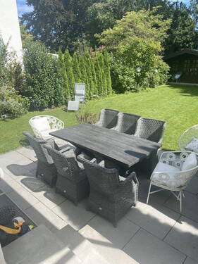 Garten - Attraktives Doppelhaus in Pullach - großzügig, energieeffizient & familienfreundlich