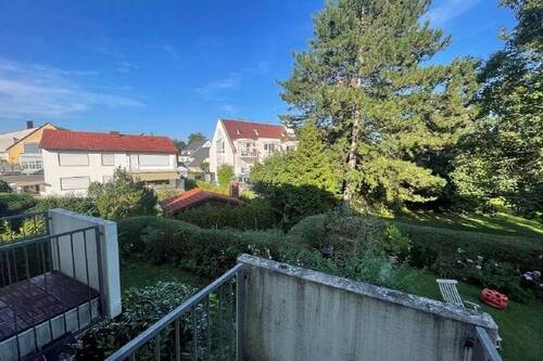 Ausblick vom Balkon - 4 Zimmer Etagenwohnung zum Kaufen in Dachau