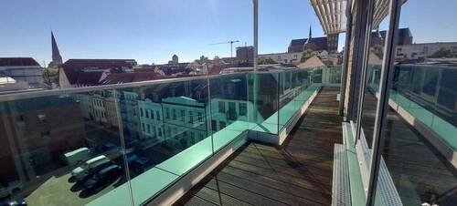 Dachterrasse - 4 Zimmer Büro zur Miete in Rostock