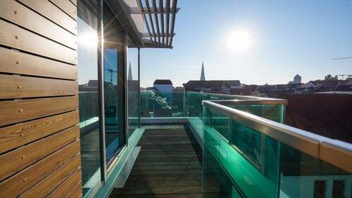 Dachterrasse - 4 Zimmer Büro in Rostock