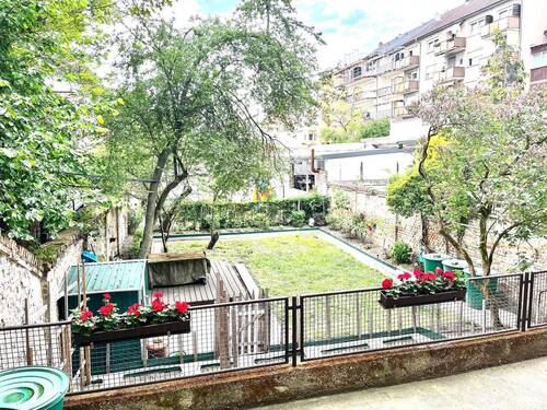 Gartenansicht - PREISSENKUNG 11 % Mehrfamilienhaus in Mannheim-Rheinau