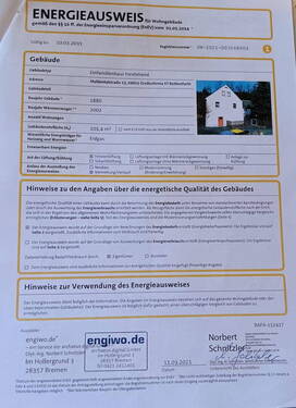 Energieausweis - 