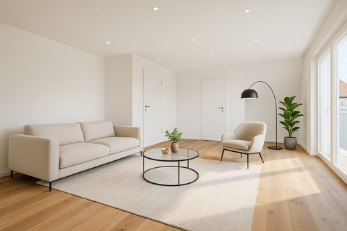 Wohnzimmer DG - 3 Zimmer Etagenwohnung zum Kaufen in Radolfzell am Bodensee