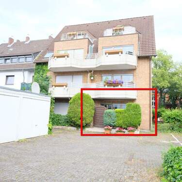 Bild1 - offene Besichtigung am 20.10.25 zwischen 17.30 Uhr- und 19 Uhr- Bitte um kurze, schriftliche Bewerbung- 2 Zi im EG mit Terrasse in Holweide