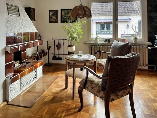 Wohnzimmer EG / Kamin - 