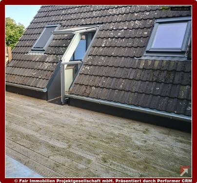 Ansicht Terrasse - ** Nicht von der Stange - sanierte Maisonettewohnung **