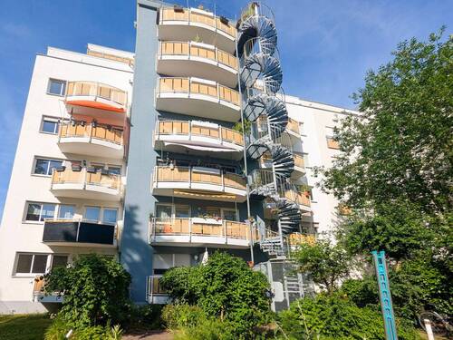 Rückansicht - 2 Zimmer Etagenwohnung in Leipzig