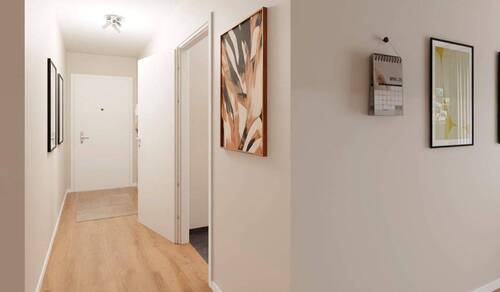 Hier empfangen Sie Ihre Gäste - 2 Zimmer Etagenwohnung in Düsseldorf