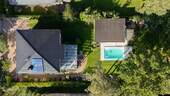 Haus, Garage & Pool von Oben - 
