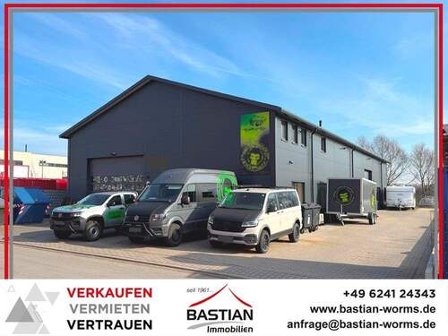 Headfoto - Modern, vermietet und nur 3 Minuten zur B9: Funktionale Halle im Gewerbegebiet von Oppenheim!