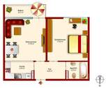 Grundriss der Wohnung - 