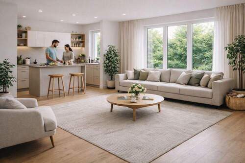 Wohnzimmer - 2 Zimmer Etagenwohnung zum Kaufen in Adendorf