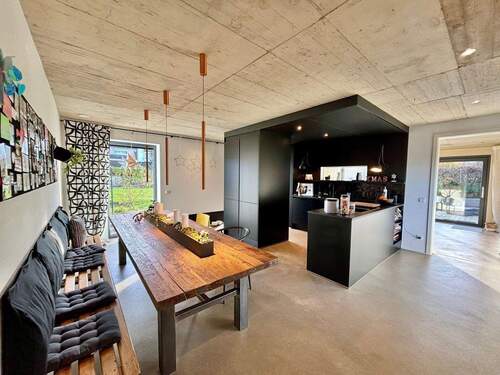 EG Großer Essbereich mit Einbauküche - 4 Zimmer Einfamilienhaus in Alsdorf