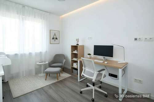 Arbeitszimmer-visualisiert - 
