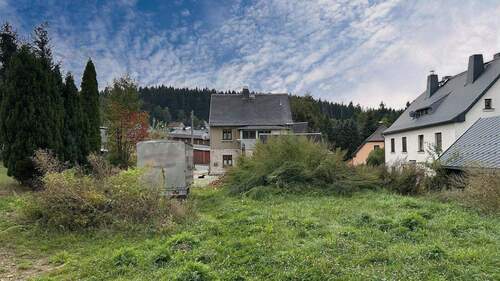 Gartengrundstück hinter dem Haus - 8 Zimmer Einfamilienhaus in Auerbach