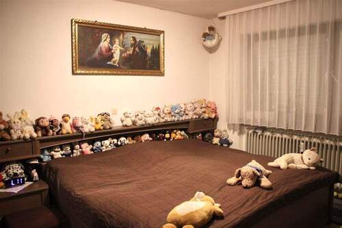 Schlafzimmer - Etagenwohnung mit 48,00 m² in Bad Schönborn zum Kaufen