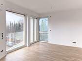 Wohnzimmer (Balkon) - EASE EH55 Neubau * 2- Zimmer - Neubauwohnung