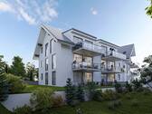Südwest-Ansicht - 2 Zimmer Etagenwohnung zum Kaufen in Bonndorf im Schwarzwald