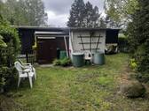 Blick zum Schuppen - 