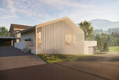 Visualisierung / Ansicht Nord-/ Ost - 4 Zimmer Einfamilienhaus zum Kaufen in Eberfing