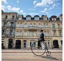 Mit Blick in die Fußgängerzone in Fürth