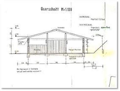Schnitt Stallgebäude - 