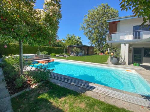 Startbild.jpg - Familienfreundliches Wohnen – Einfamilienhaus mit Pool und Sauna zur Miete in Tettnang