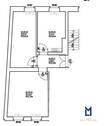 Grundriss - 3 Zimmer Büro zum Kaufen in Berlin