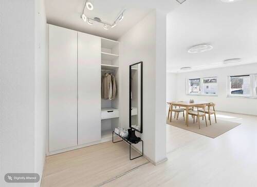 Garderobe OG virtuell möbliert - 