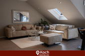 Wohnzimmer - Seniorenfreundliche Eigentumswohnung mit sonniger Dachterrasse und Personenlift zu verkaufen!