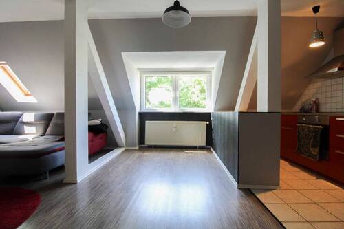02_offener Wohn-Essbereich - 2 Zimmer Etagenwohnung zum Kaufen in Oberhausen