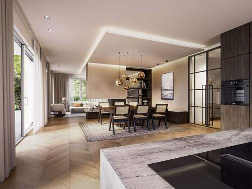 TH7_EG Küche Essen Wohnen - 