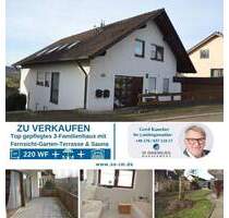 Top gepflegtes 3-Familienhaus mit Fernsicht-Garten-Terrasse & Sauna - Birkenfeld Gräfenhausen