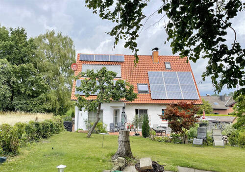 Gartenansicht - Einfamilienhaus mit 152,00 m&sup2; in Lage zum Kaufen