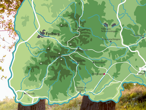 Lage Stühlingen.png - 3 Zimmer Etagenwohnung zum Kaufen in Stühlingen